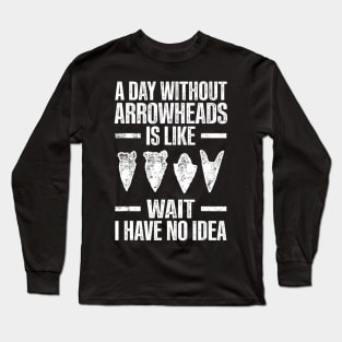 Arrowhead Hunting Collector Day Without Hunter Long Sleeve T-Shirt